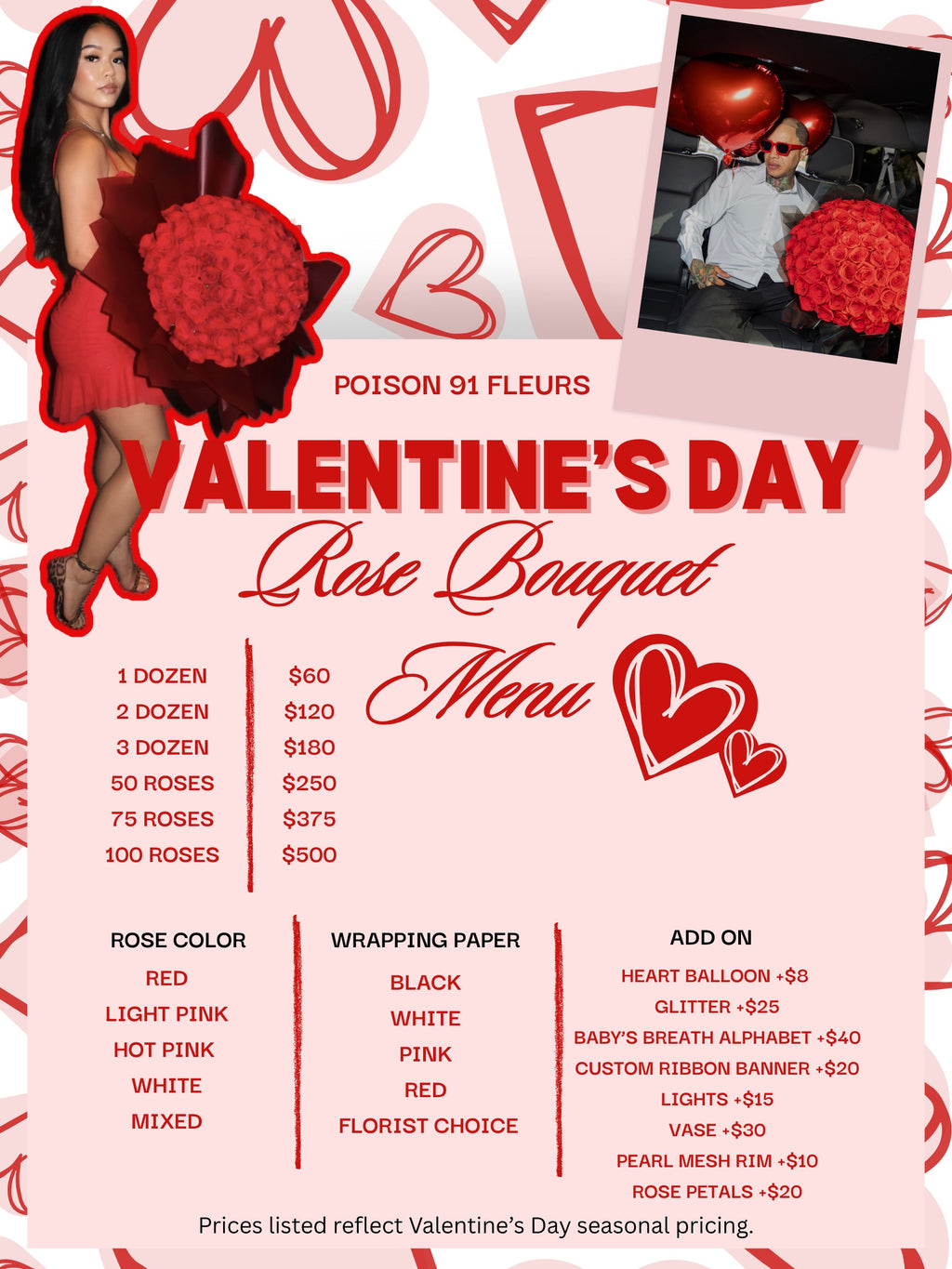 Valentine Menu