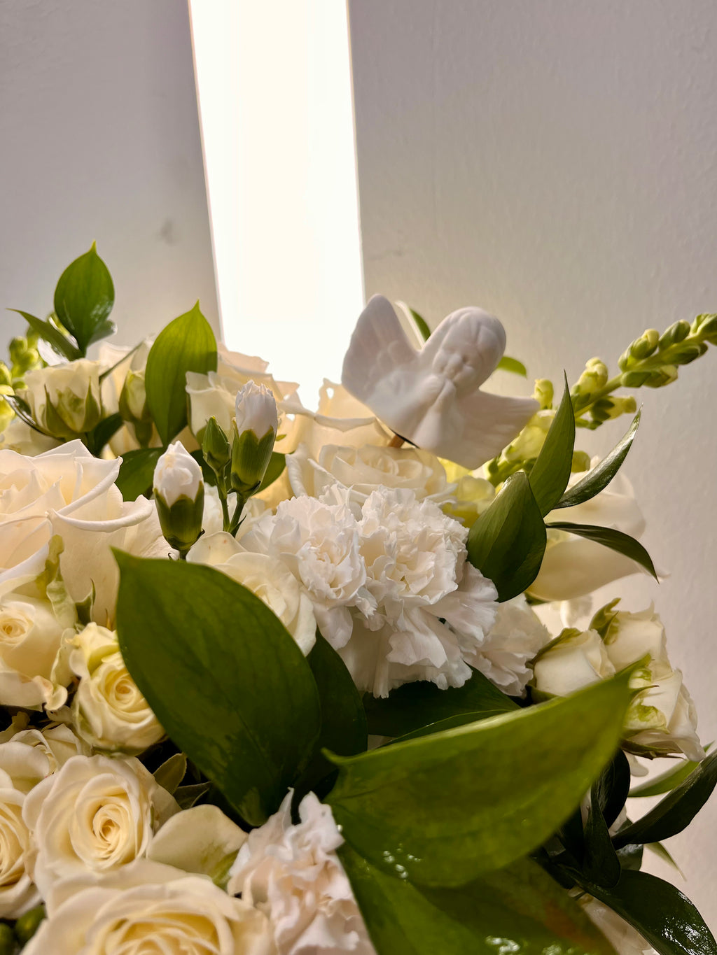 Heavenly Cross Sympathy Arrangement