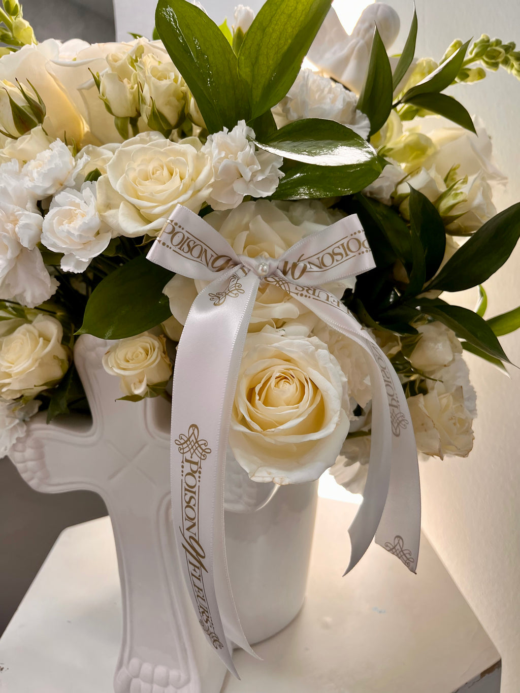 Heavenly Cross Sympathy Arrangement