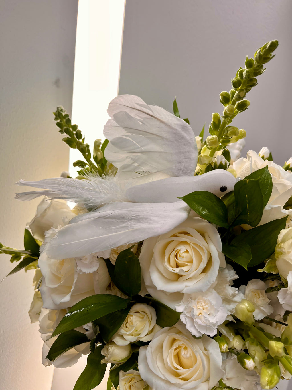 Heavenly Cross Sympathy Arrangement