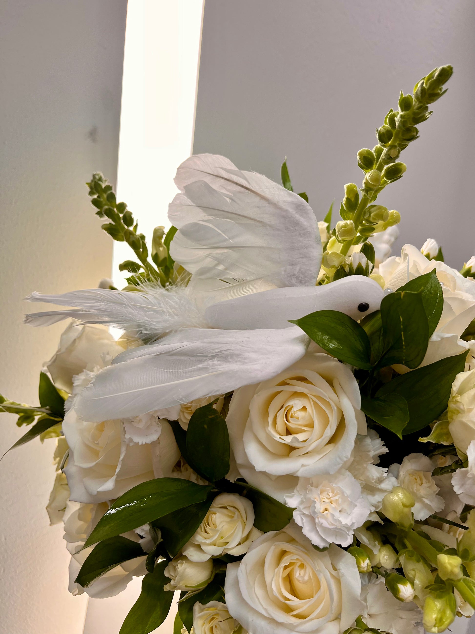Heavenly Cross Sympathy Arrangement
