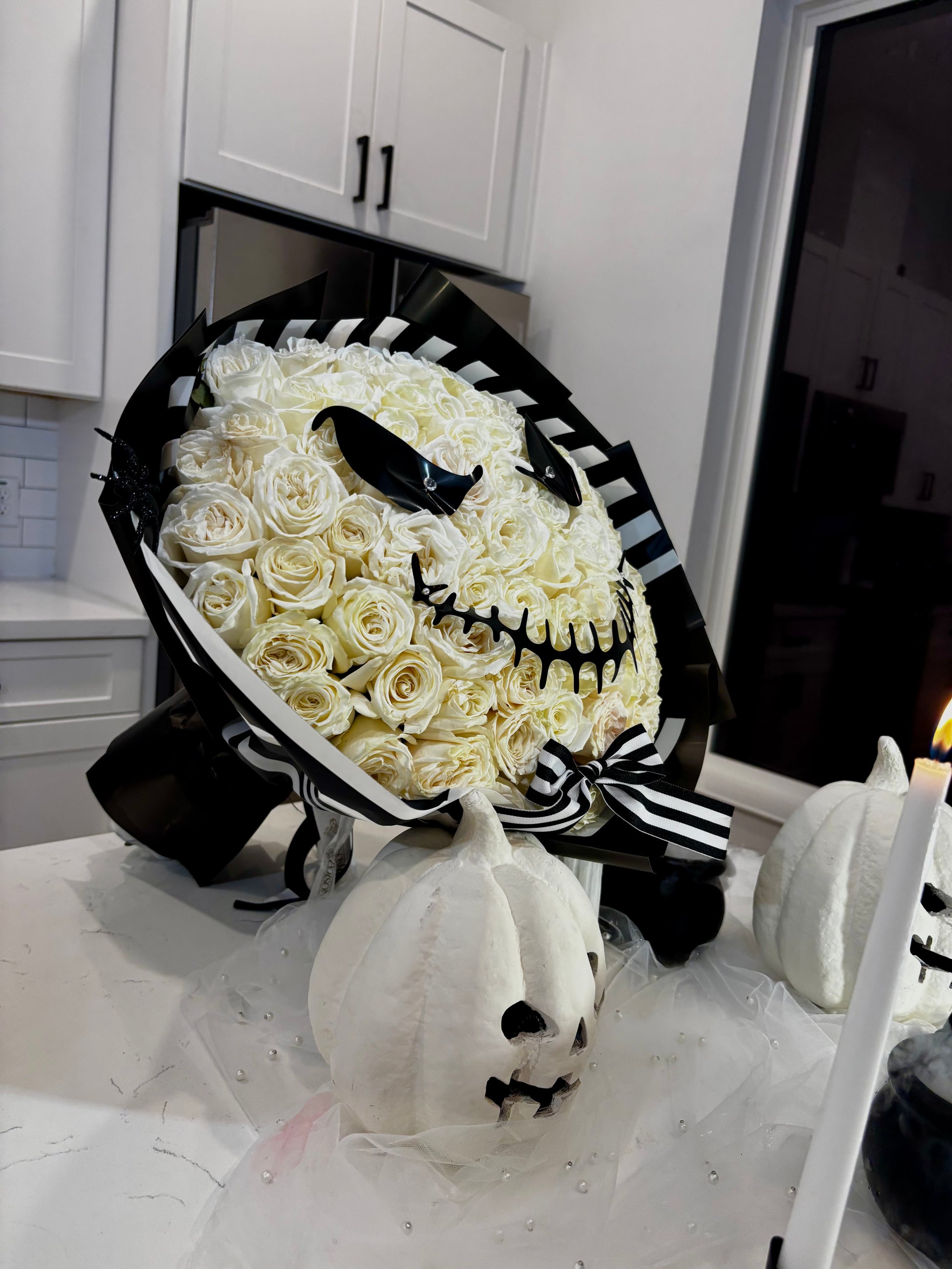 Jack Skellington Rose Bouquet