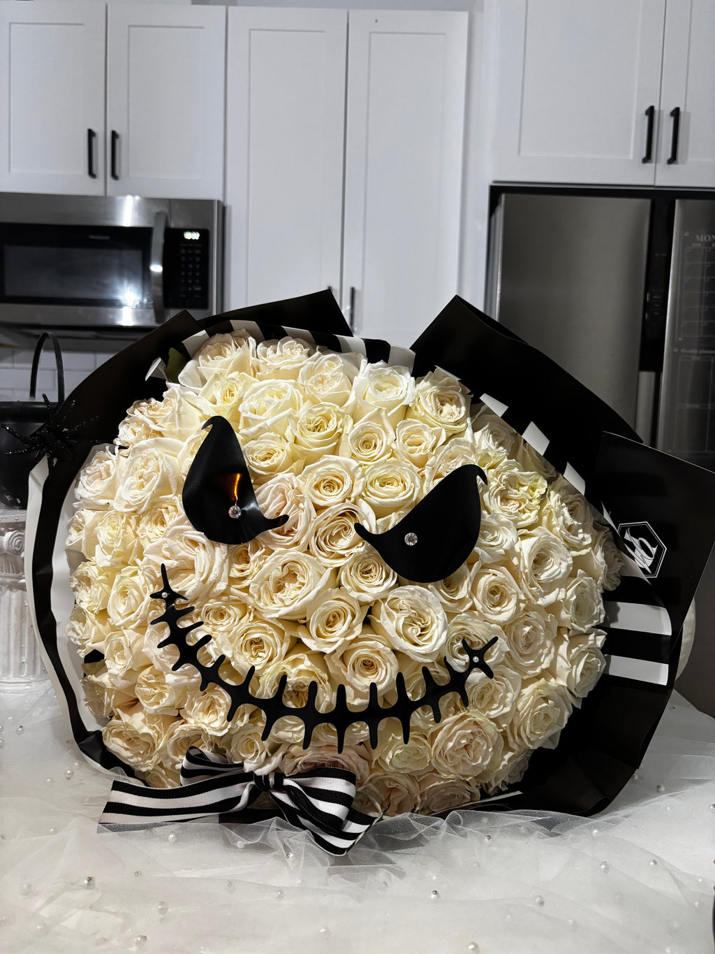 Jack Skellington Rose Bouquet