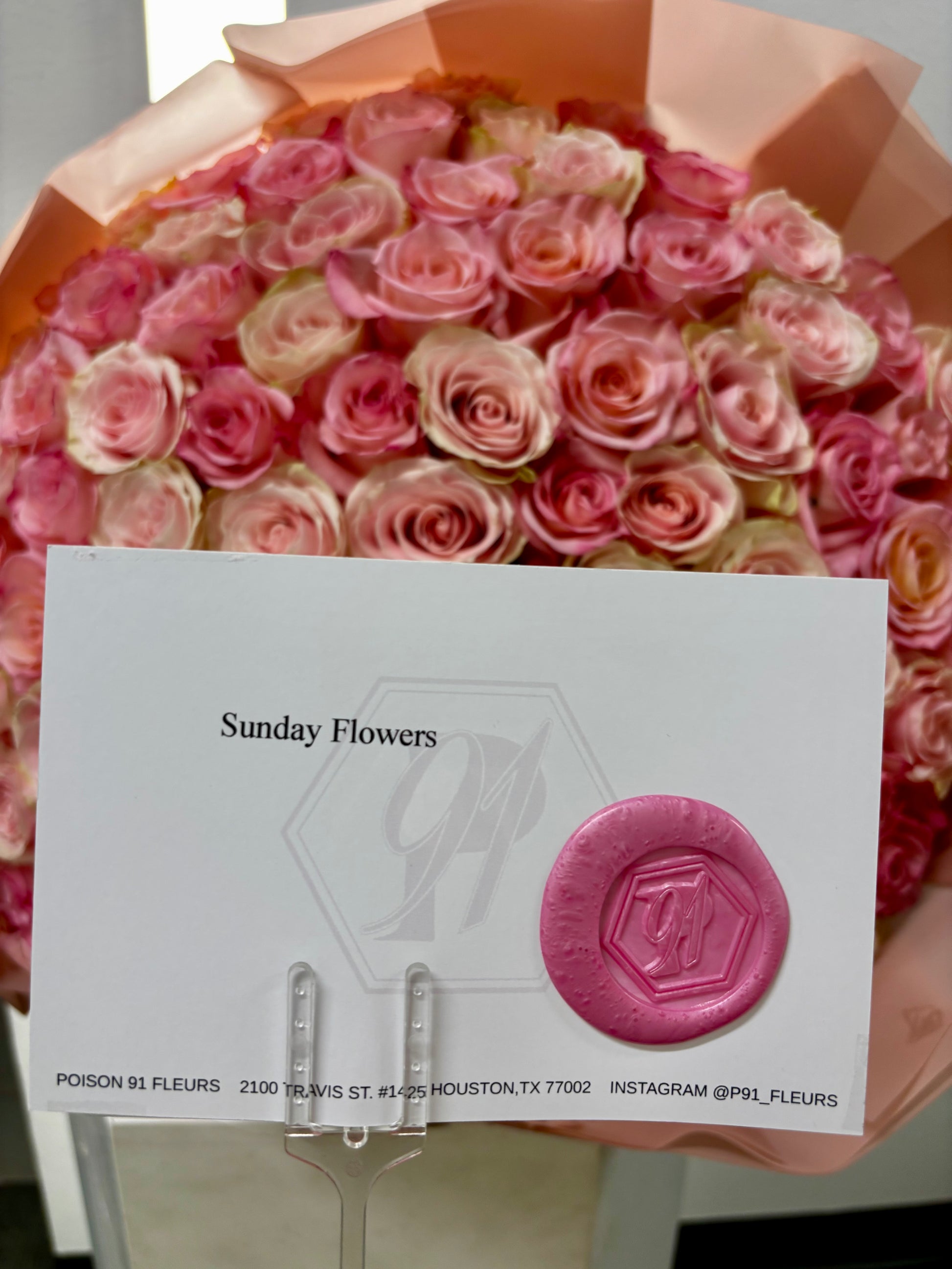 Pink Rose Bouquet