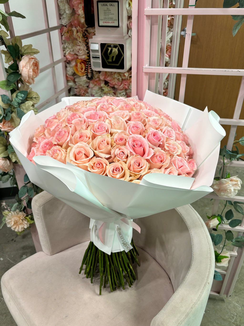 Pink Rose Bouquet