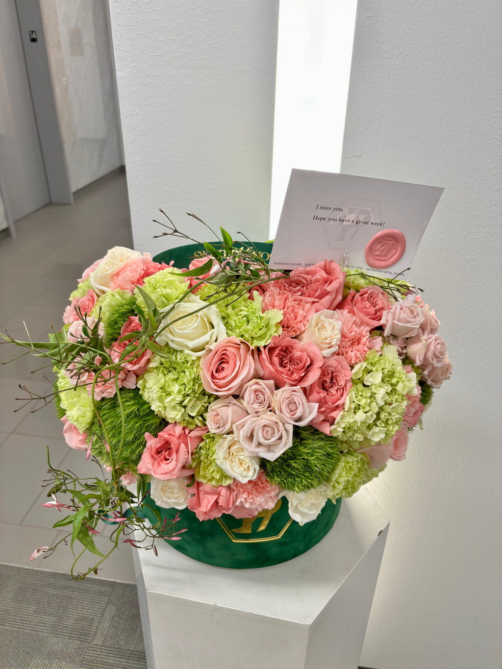 Garden Flower Lid Box