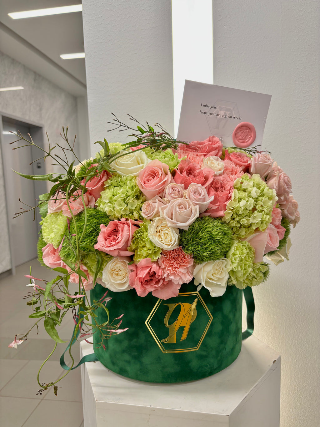 Garden Flower Lid Box
