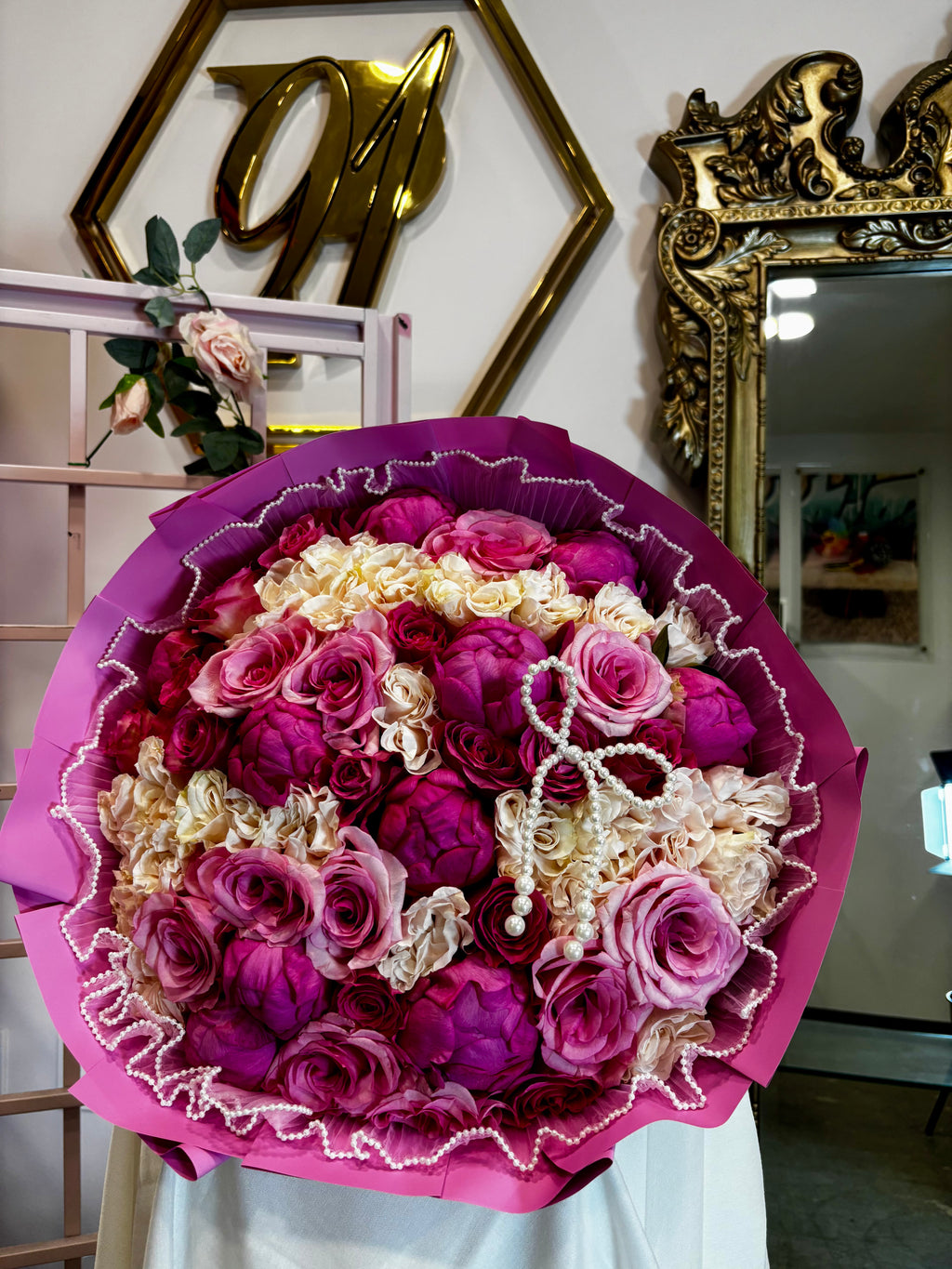 Peony + Rose Bouquet