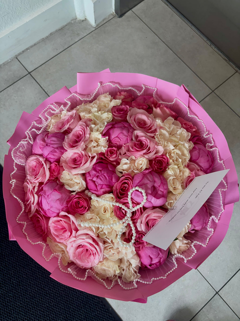 Peony + Rose Bouquet