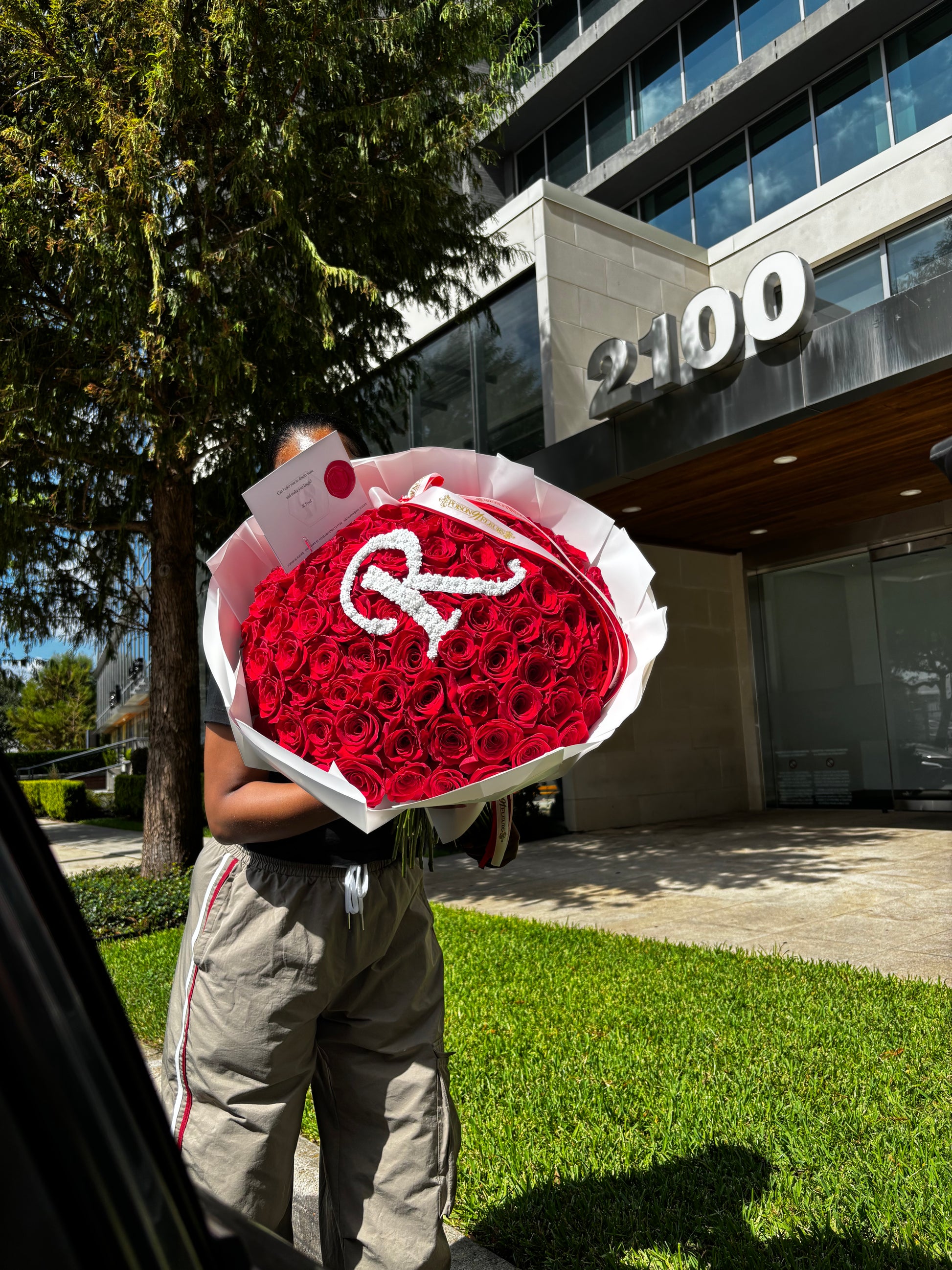 Red Rose Bouquet + Alphabet