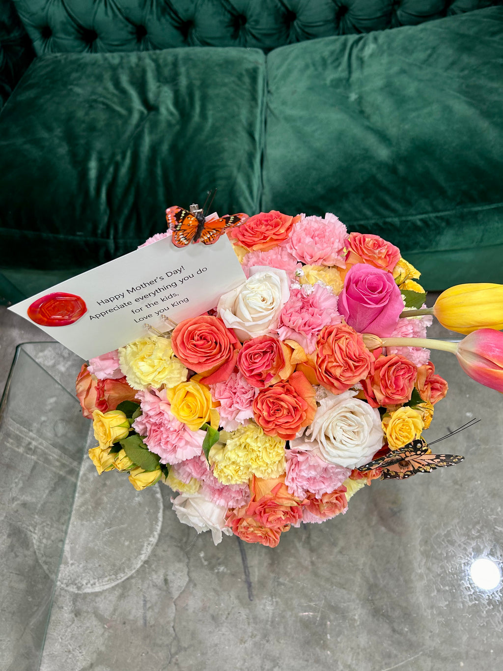 Garden Flower Lid Box