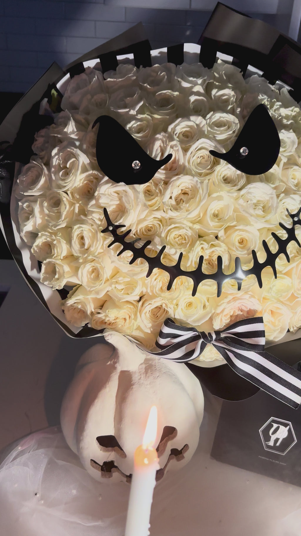 Jack Skellington Rose Bouquet