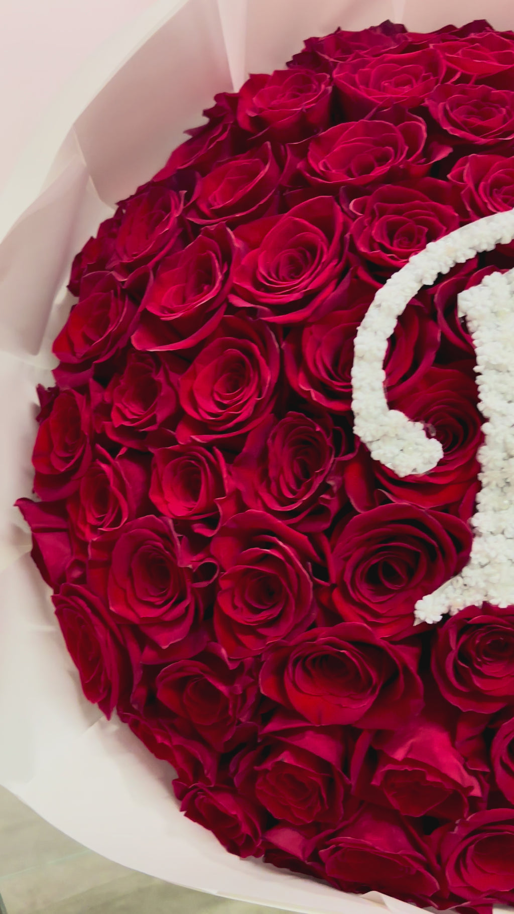 Red Rose Bouquet + Alphabet
