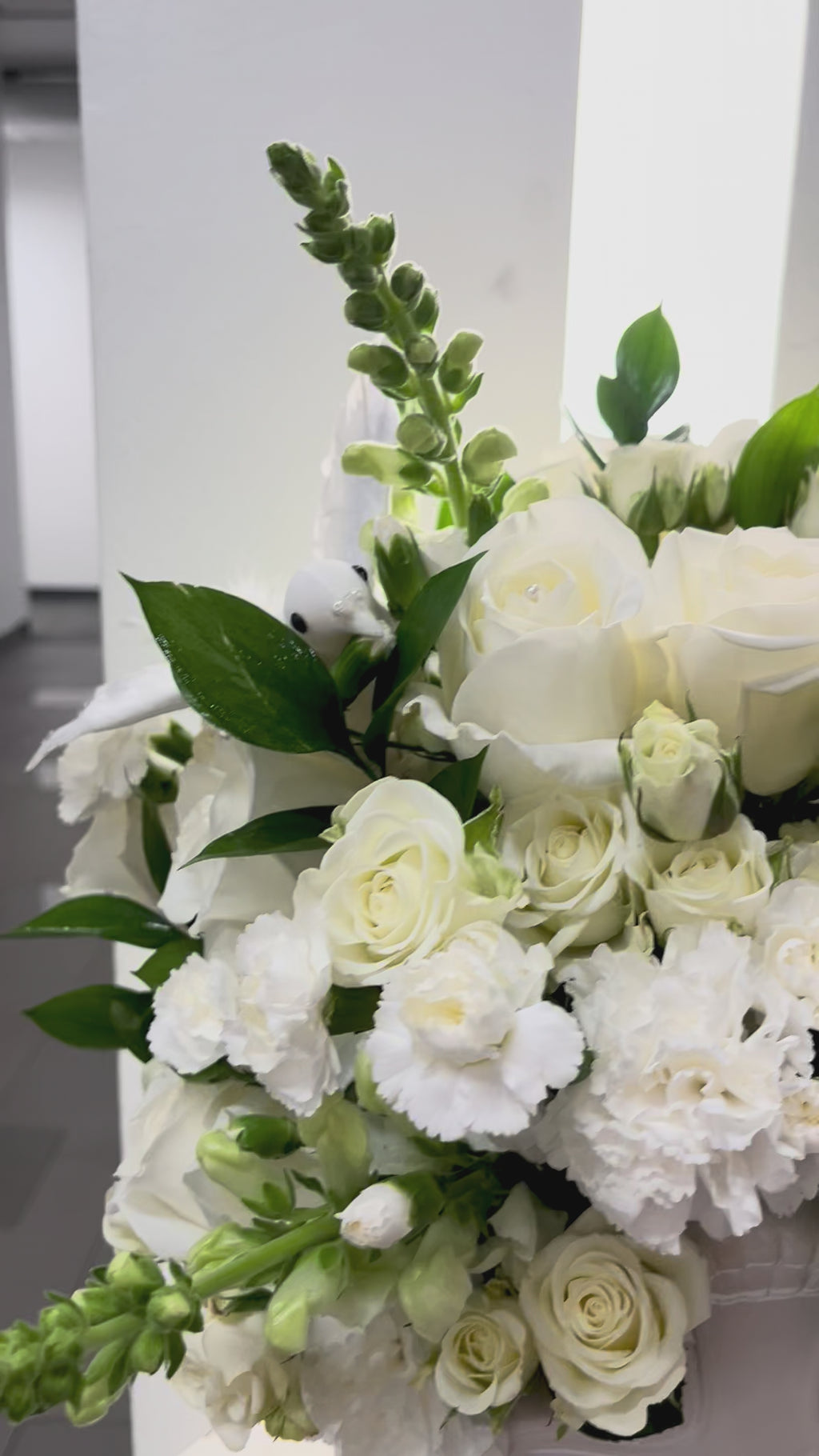 Heavenly Cross Sympathy Arrangement