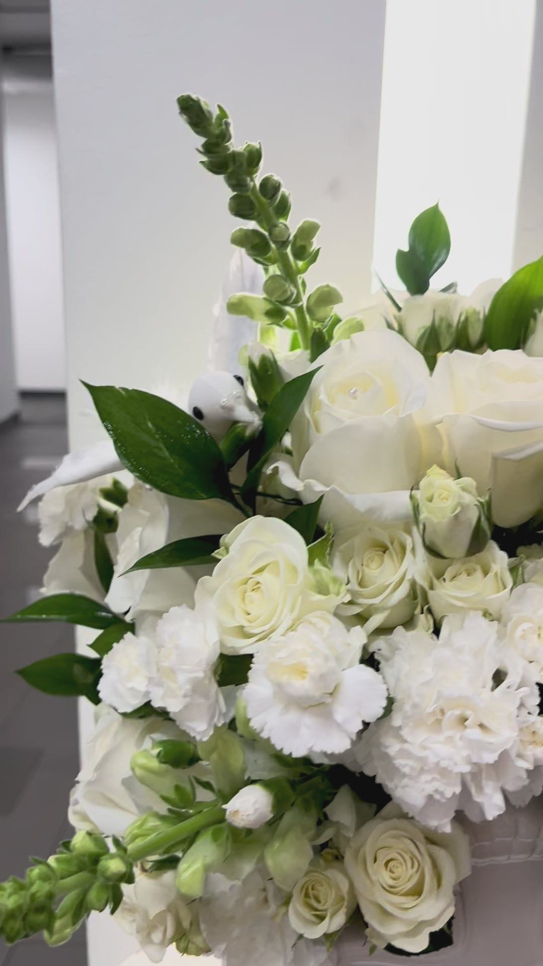 Heavenly Cross Sympathy Arrangement
